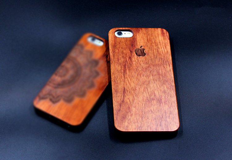 Luxury Wood iPhone Case Fuchsia Molly