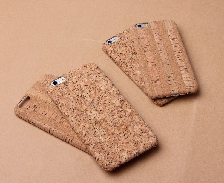 Cork Wood iPhone Case Fuchsia Molly