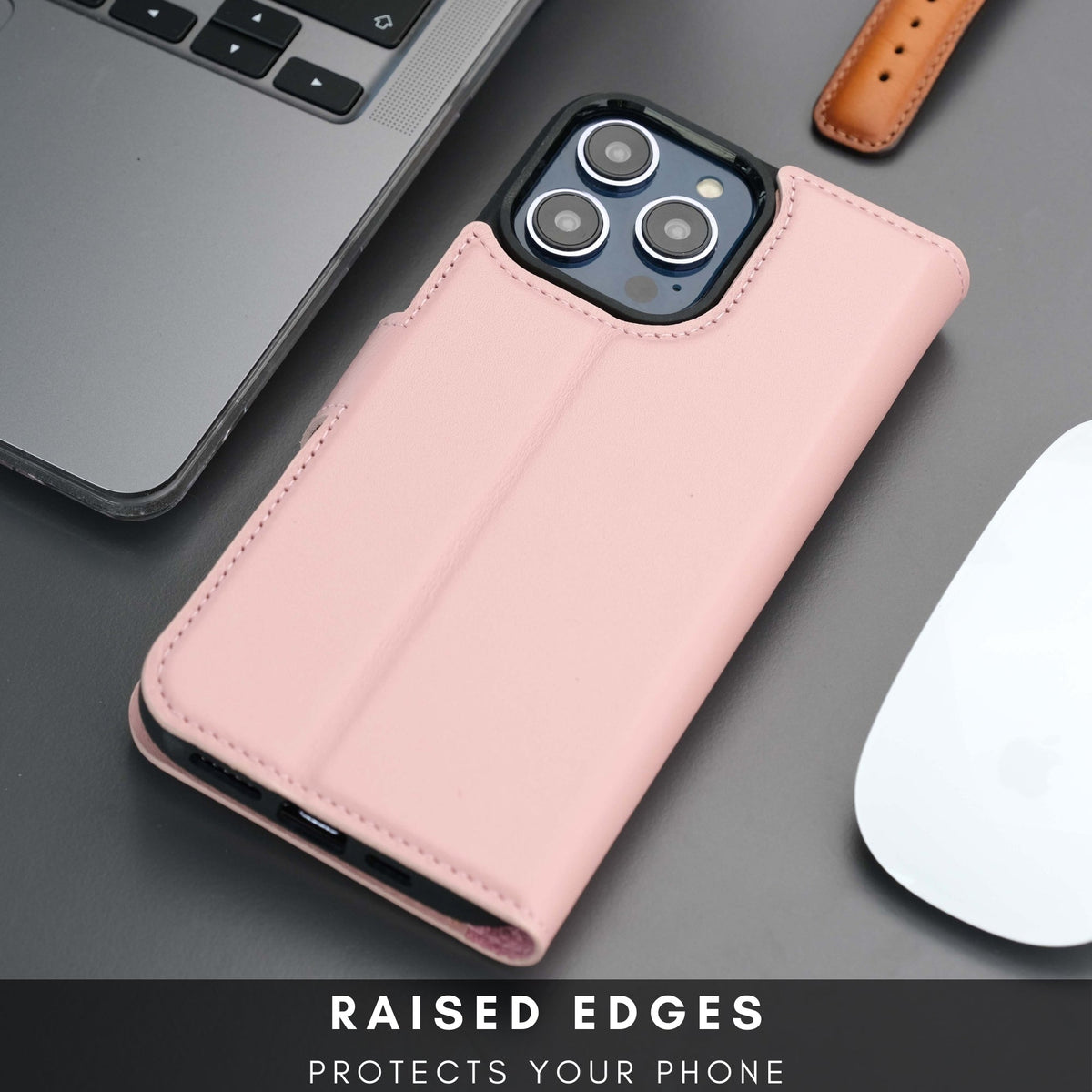 Casper iPhone 16 Pro Max Wallet Case Leather MagSafe Chocolate Crius