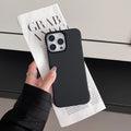 High Quality Frameless Carbon Fiber Texture Cell Phone Case for iPhone 16 15 Pro Max Plus Hrad PC Protective Back Cover Goodie Bag