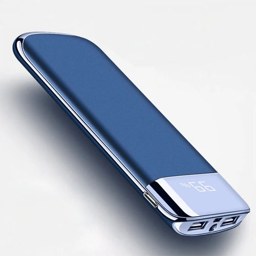 FeGobe 20000mAh Ultra-Thin LED Display Power Bank Hot Sale Portable Charger Micro USB Input Interface 10W for Fast Charging Goodie Bag