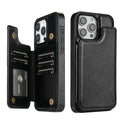 IPhone Wallet RFID Blocking Layer Protect Magnetic Flip Leather Goodie Bag