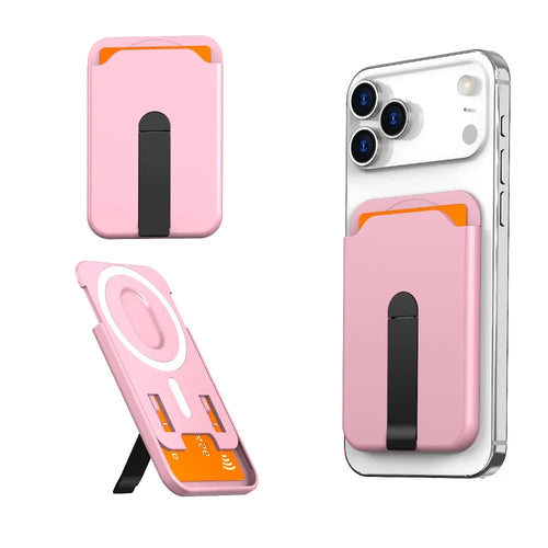 For Magsafe Magnetic Wallet Case Phone Stand Credit Card Holder for AliExpress