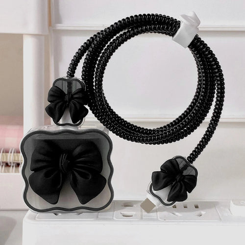 Cute Soft Silicone Charger Protector Cable Organiser For iPhone 17 16 AliExpress