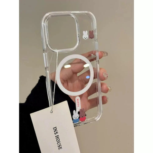 Cute Simple Miffy Rabbit Magnetic Stand Holder For Iphone 17 Pro Max AliExpress