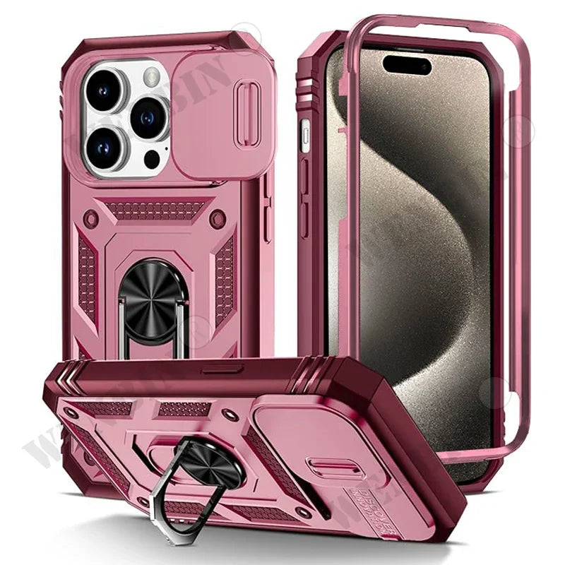 IPhone Heavy Duty with Camera 360 Degree Kickstand Cover Goodie Bag