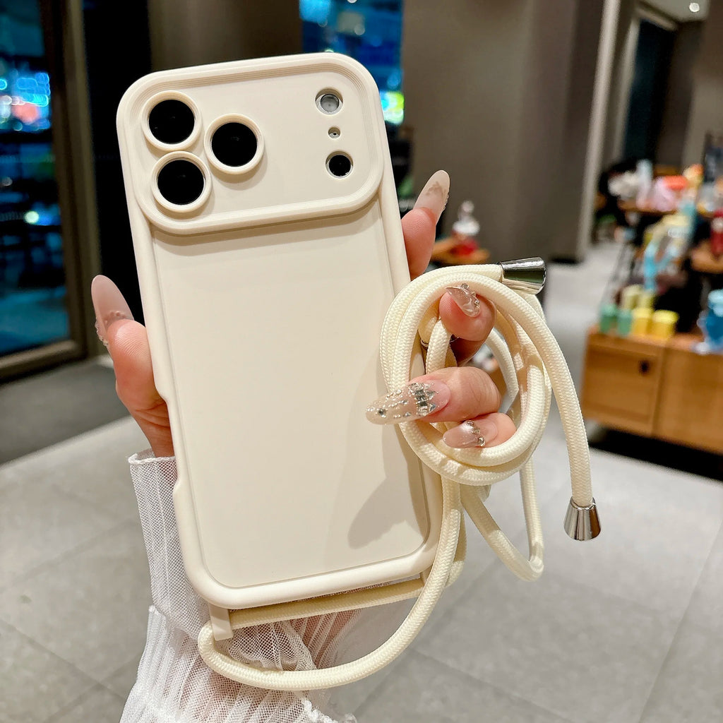 IPhone Case w/ Crossbody Adjustable Lanyard Strap Goodie Bag