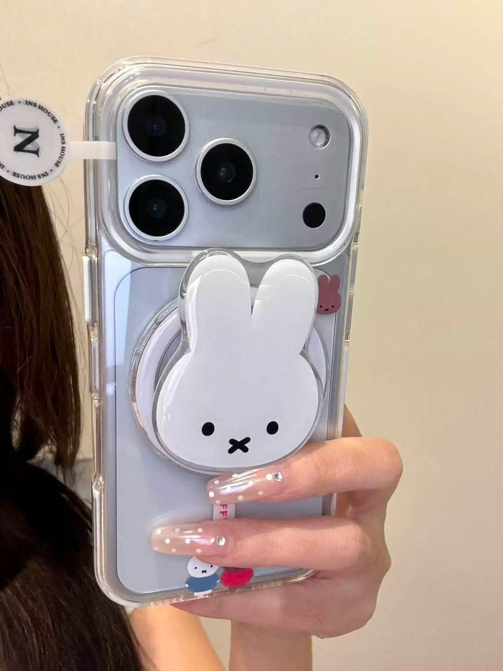 Cute Simple Miffy Rabbit Magnetic Stand Holder For Iphone 17 Pro Max AliExpress