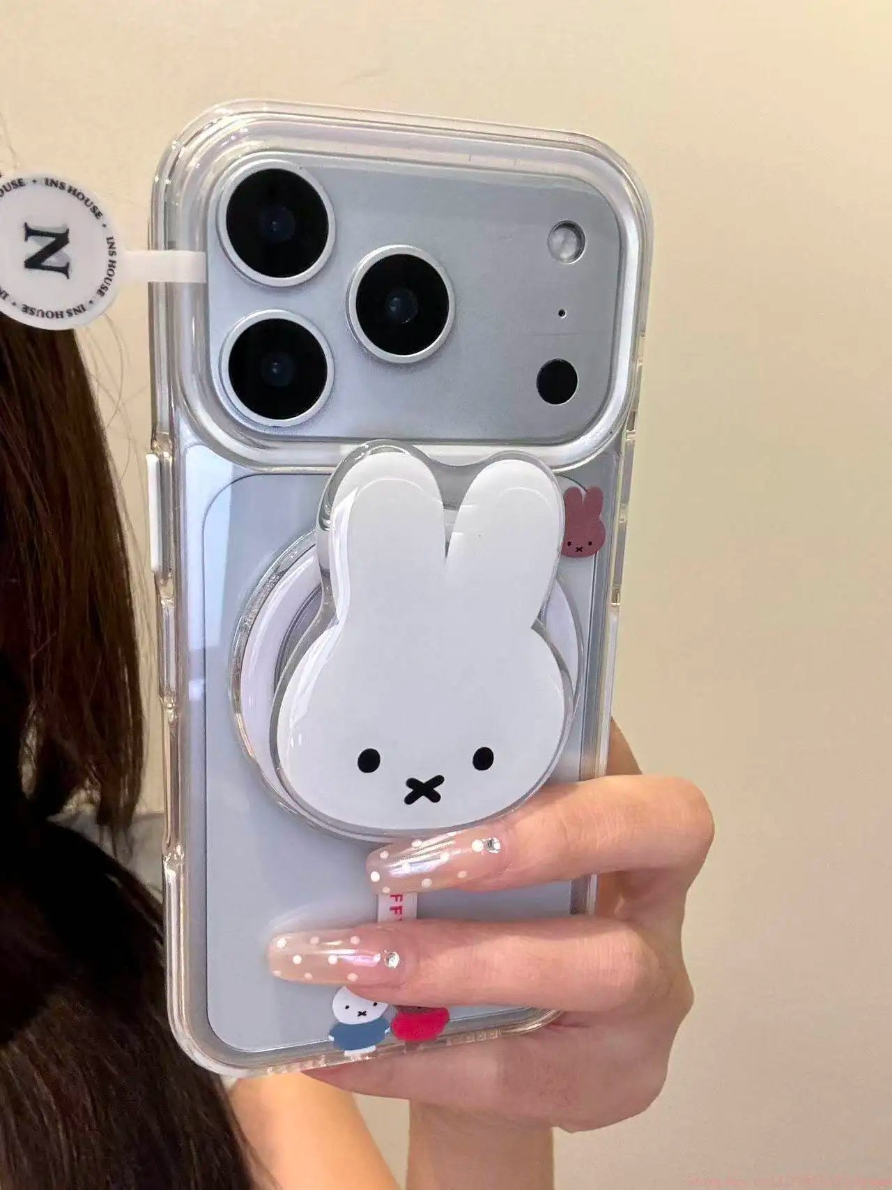 Cute Simple Miffy Rabbit Magnetic Stand Holder For Iphone 17 Pro Max AliExpress