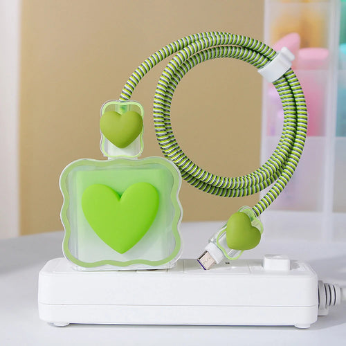 5pcs/Set 3D Love Wave Edge Charger Protective Cover For iPhone 11 15 AliExpress