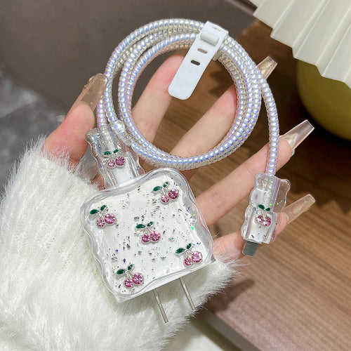 Glitter Butterfly Charger Case For iPhone 17 16 15 18W 20W US Fast AliExpress