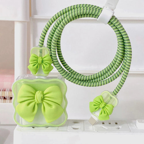 Cute Soft Silicone Charger Protector Cable Organiser For iPhone 17 16 AliExpress