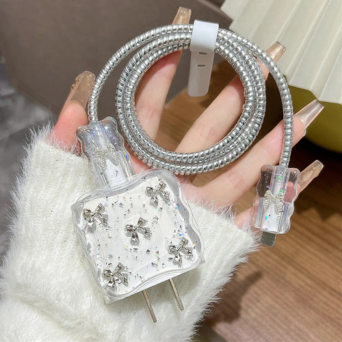 Glitter Butterfly Charger Case For iPhone 17 16 15 18W 20W US Fast AliExpress
