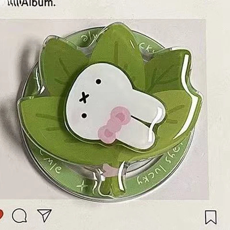 Kawaii Miffy Phone Shell Suitable for Iphone 17 16 15 14 Cartoon Leaf AliExpress
