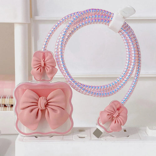 Cute Soft Silicone Charger Protector Cable Organiser For iPhone 17 16 AliExpress