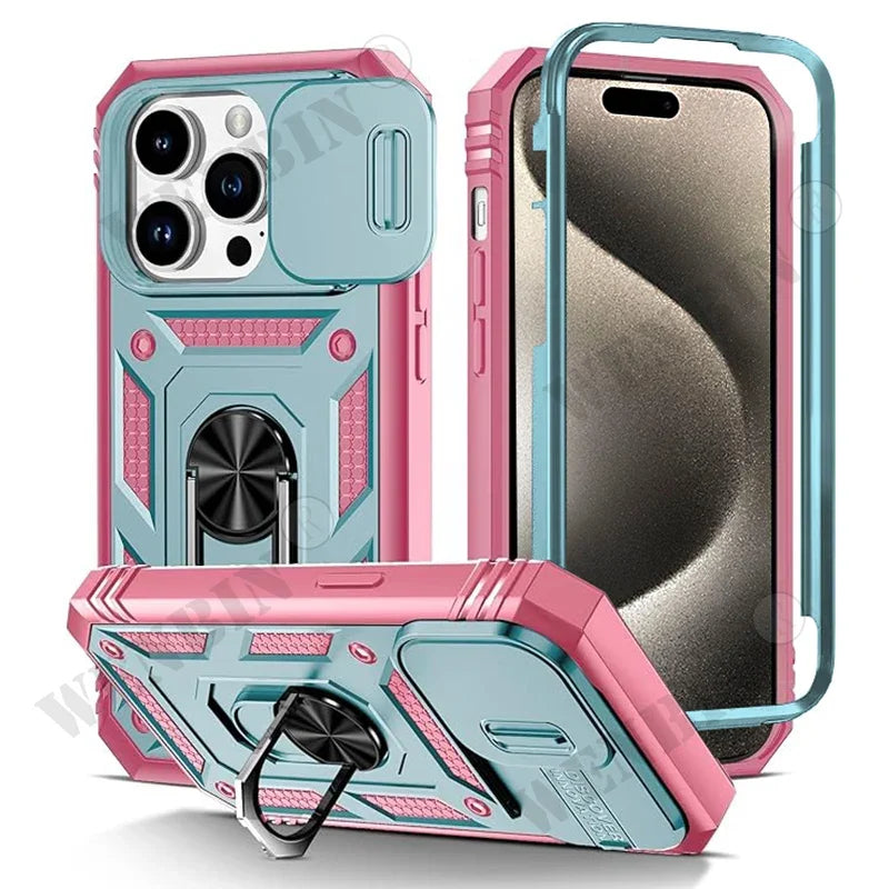 IPhone Heavy Duty with Camera 360 Degree Kickstand Cover Goodie Bag