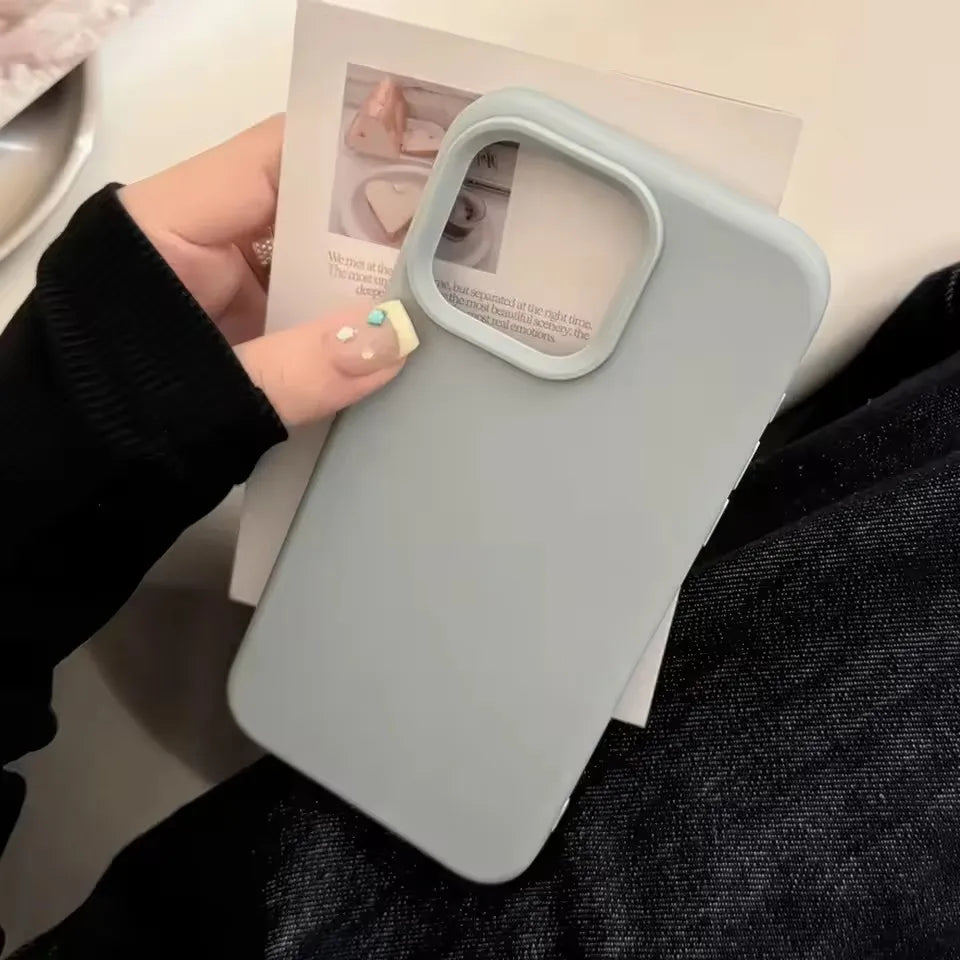 iPhone Dopamine-Inspired w/ Silicone Solid Color Simple Goodie Bag