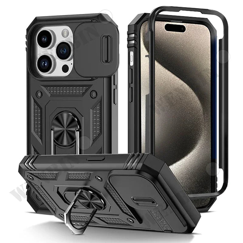 IPhone Heavy Duty with Camera 360 Degree Kickstand Cover Goodie Bag
