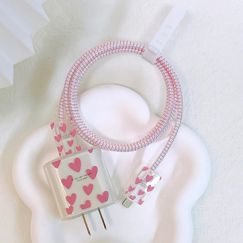 Cute Soft Silicone Charger Protector Cable Organiser For iPhone 17 16 AliExpress