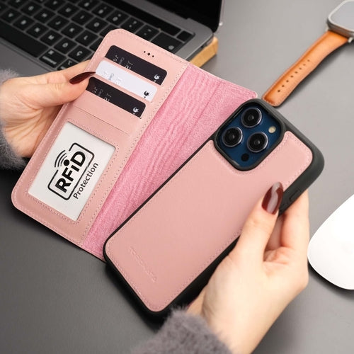 Casper iPhone 16 Pro Max Wallet Case Leather MagSafe Chocolate Crius