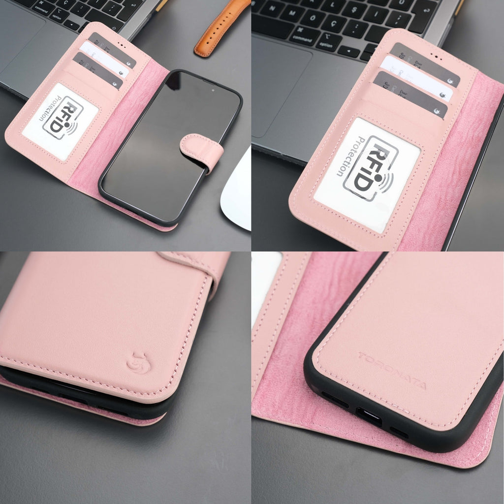 Casper iPhone 16 Pro Max Wallet Case Leather MagSafe Chocolate Crius
