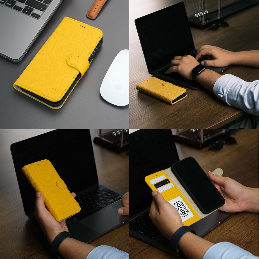 Casper iPhone 16 Pro Max Wallet Case Leather MagSafe Chocolate Crius