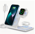 Foldable 3 In 1 Fast 15w QI Wireless Charging Station Lilac Milo