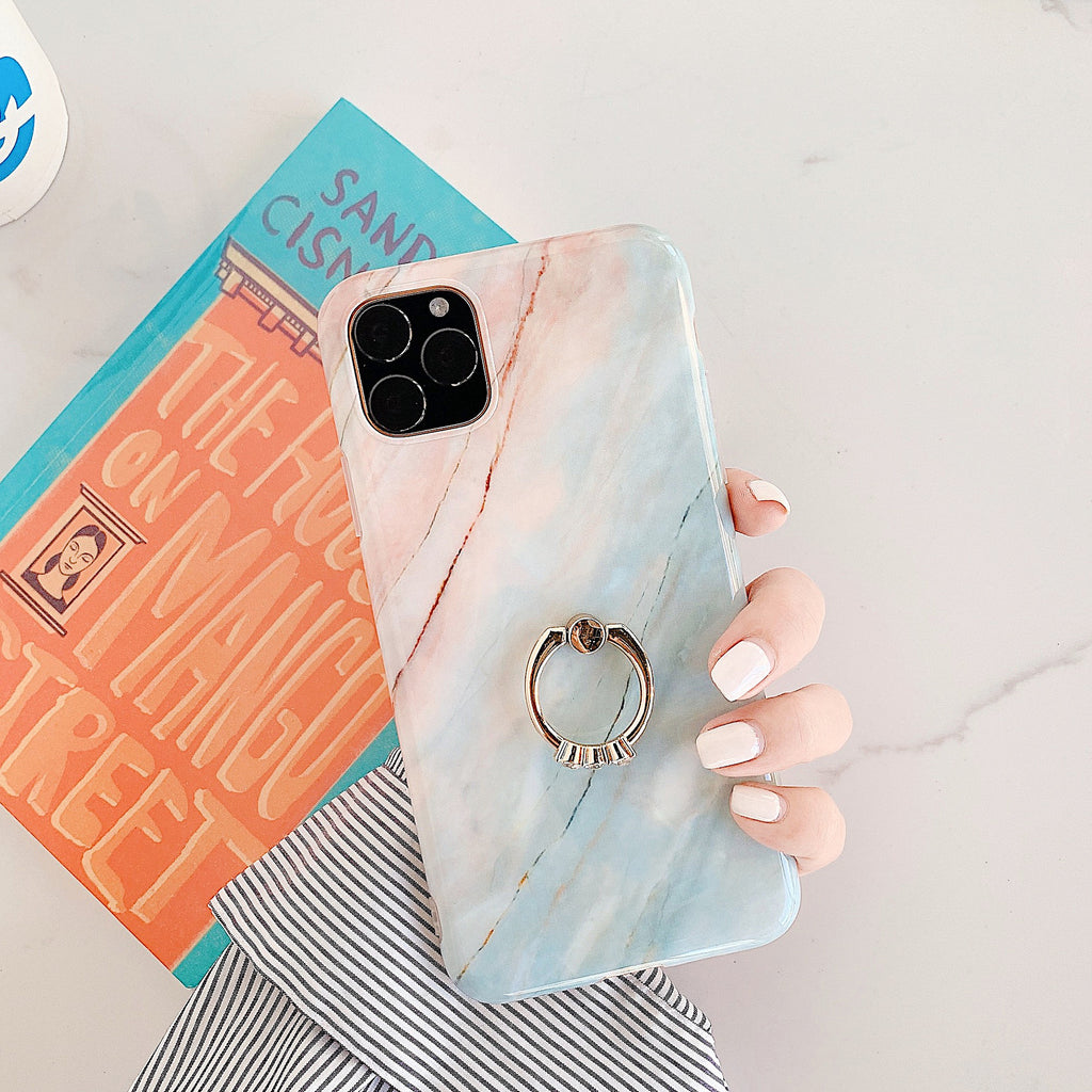 Marble iPhone Case Fuchsia Molly