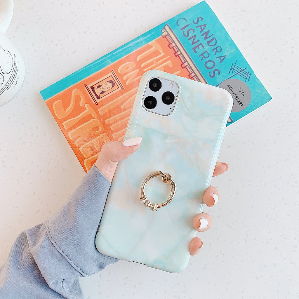 Marble iPhone Case Fuchsia Molly
